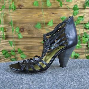 Seychelles Women's Gladiator Black Leather Sz‎ 6 Medium Gently Used 2025